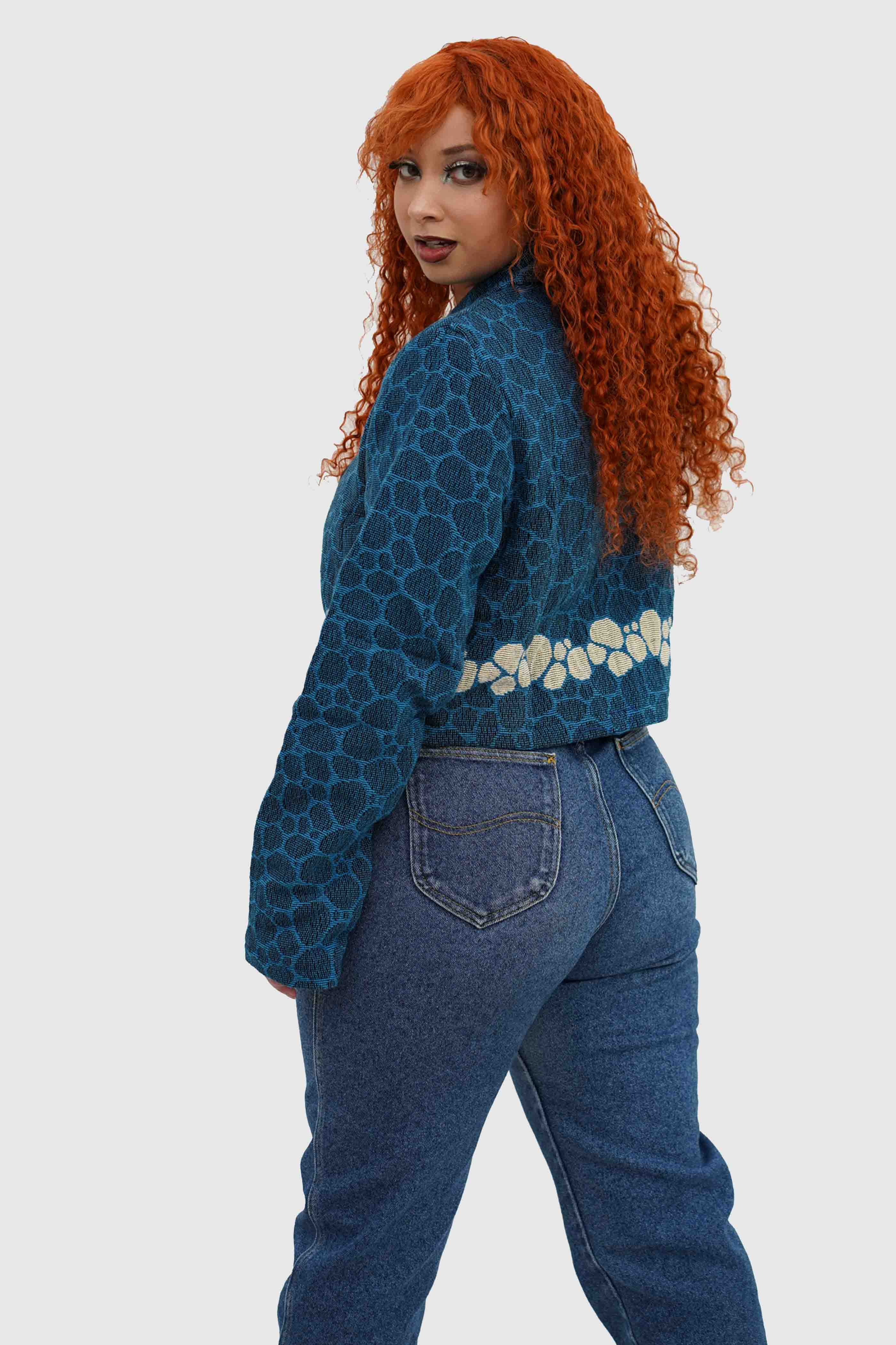 Mana Tapestry Crop Jacket