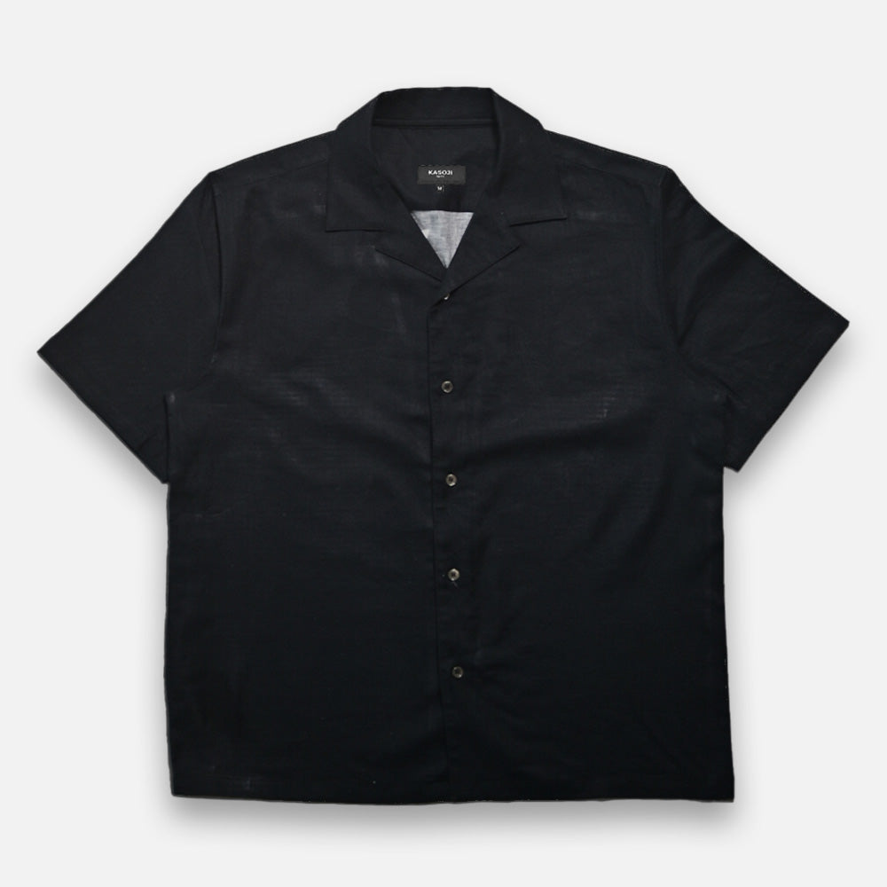 "Destroy" Linen/Cotton Button-Up