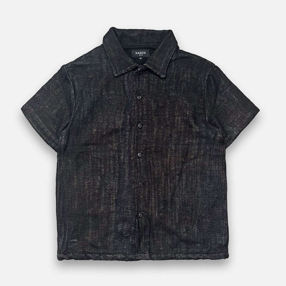 "Destroy" Tapestry Button-Up Shirt