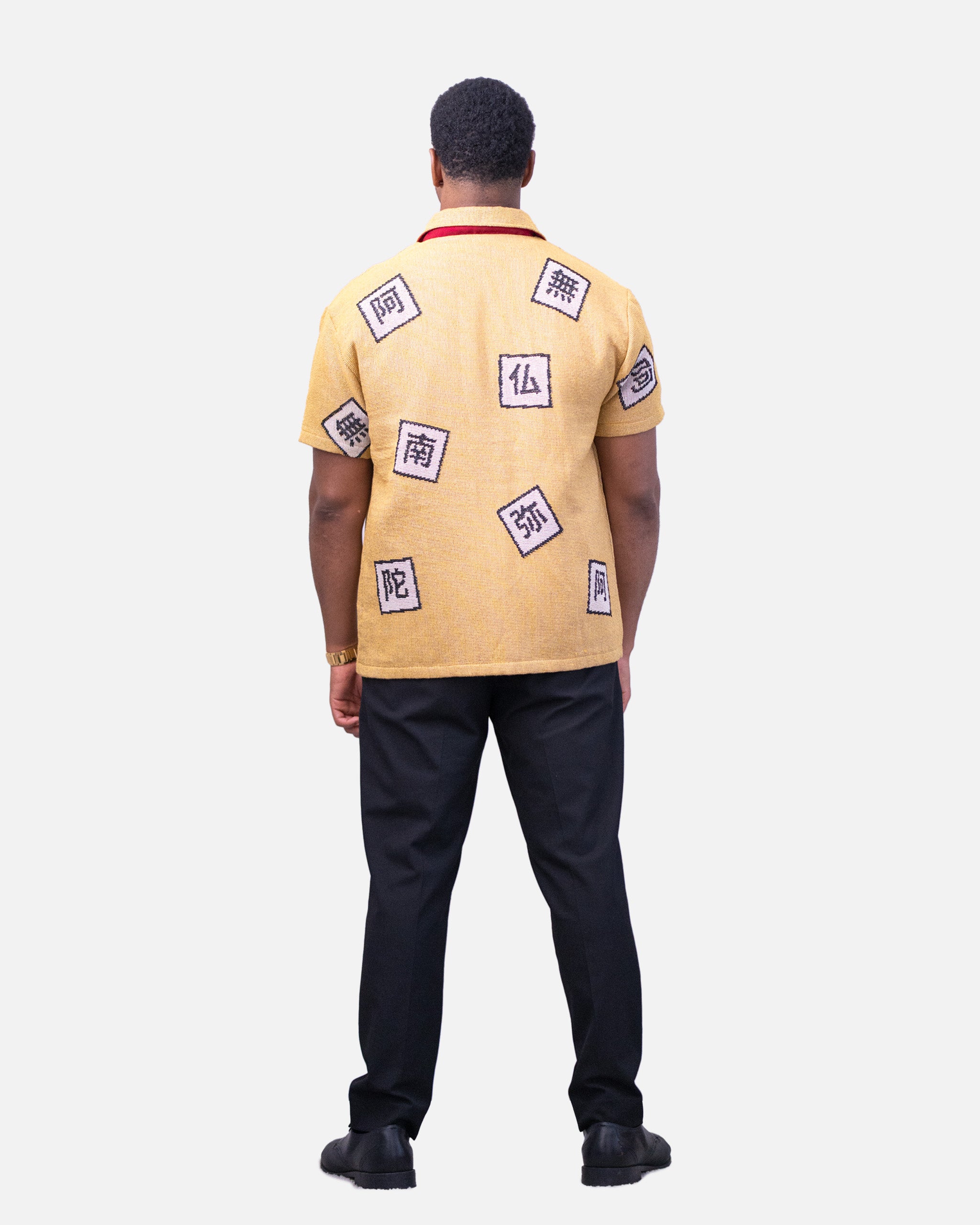 Stone Breathing Tapestry Button-Up Shirt