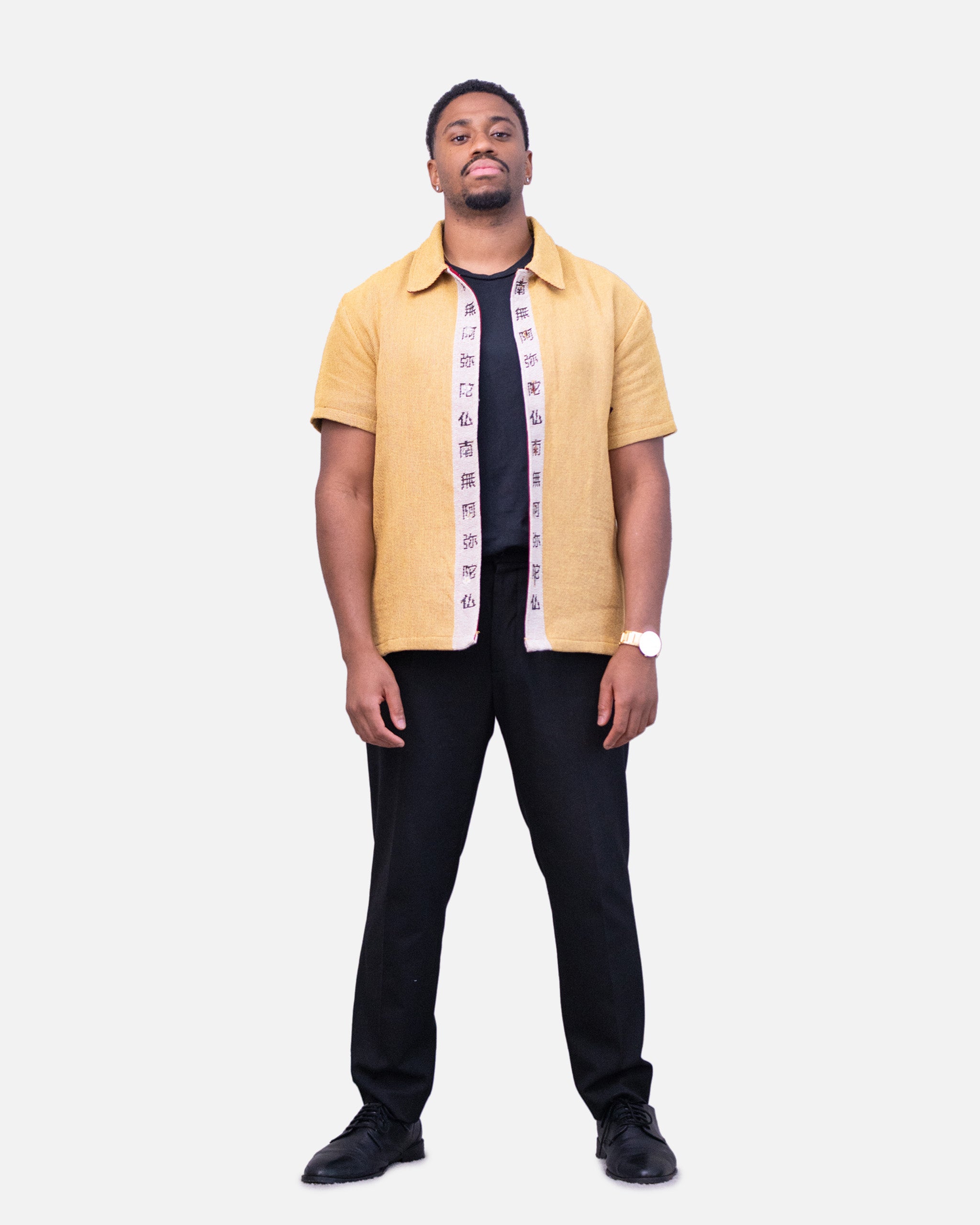 Stone Breathing Tapestry Button-Up Shirt