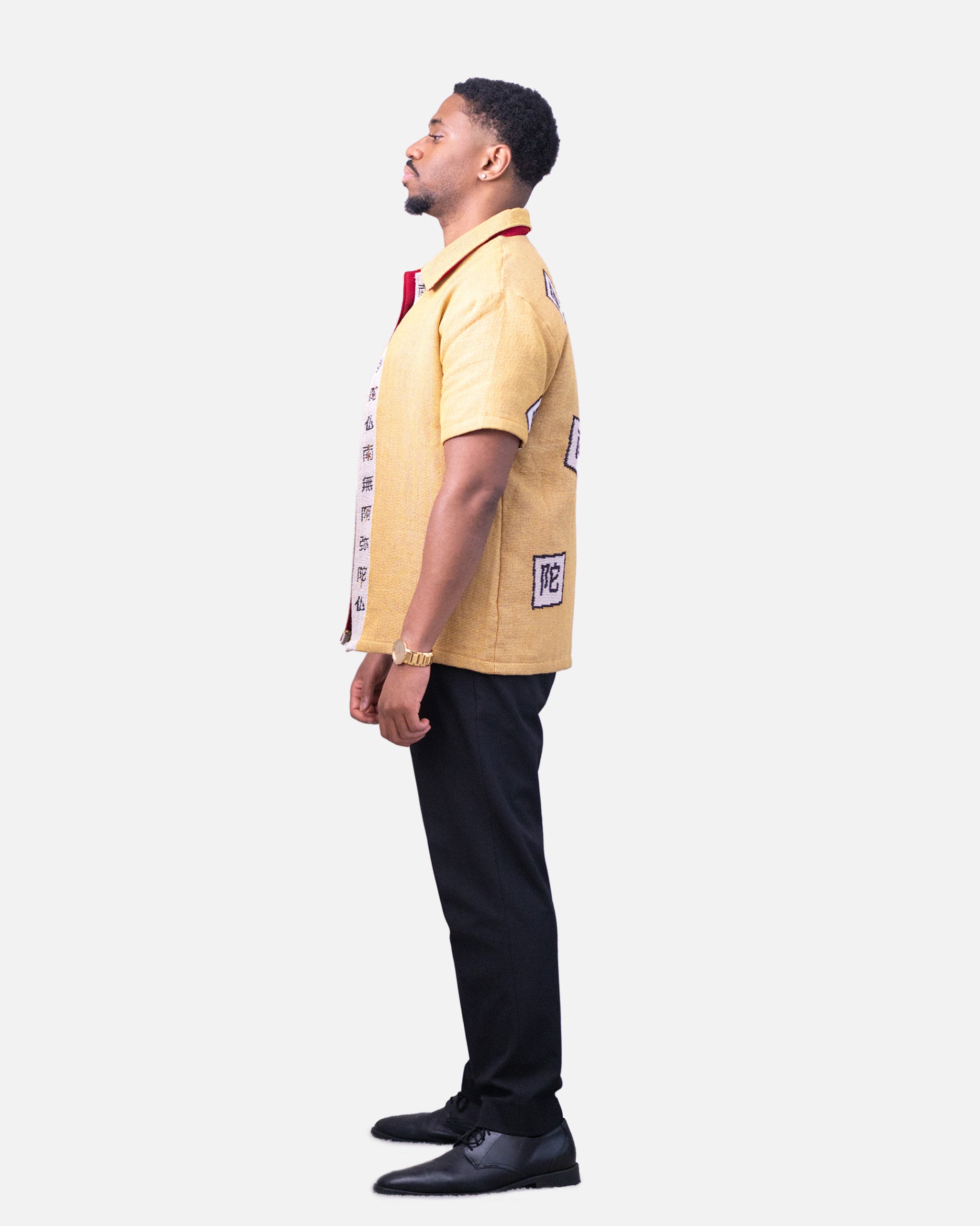 Stone Breathing Tapestry Button-Up Shirt