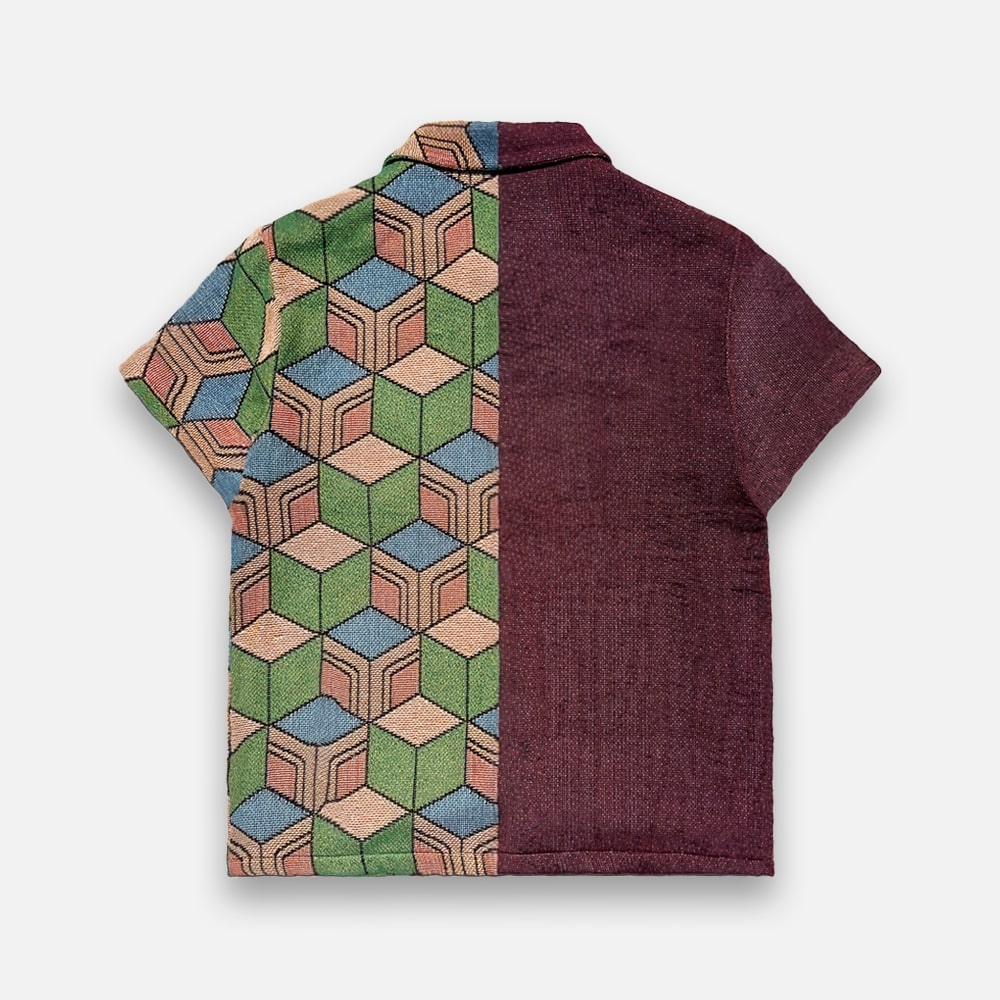 Giyu Tomioka Tapestry Button-Up Shirt