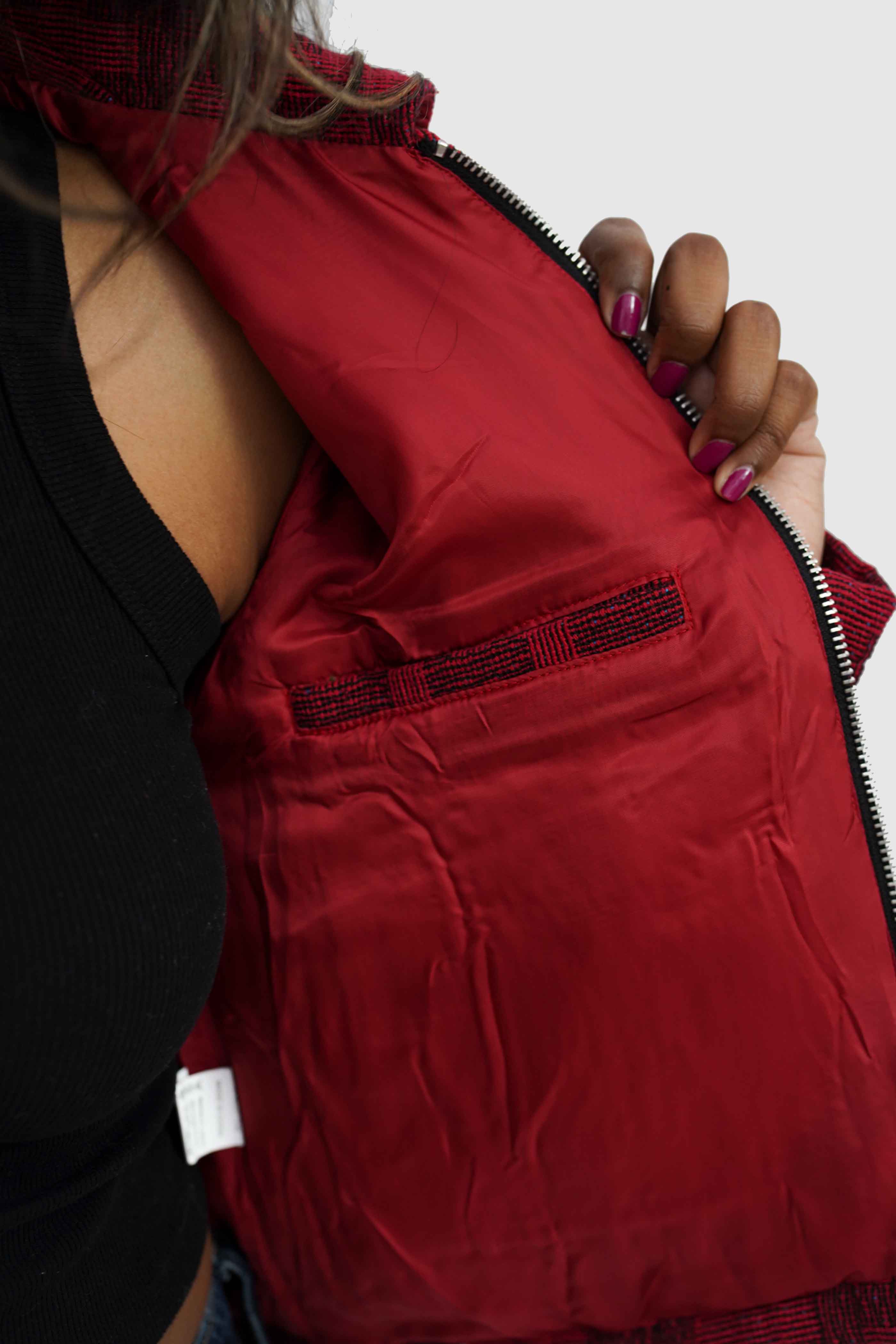 Health Tapestry Crop Jacket