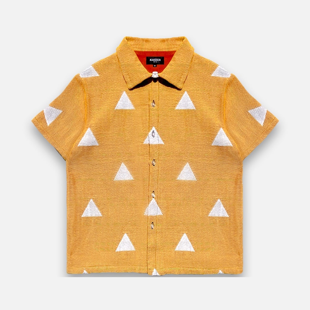 Zenitsu Agatsuma Tapestry Button-Up Shirt