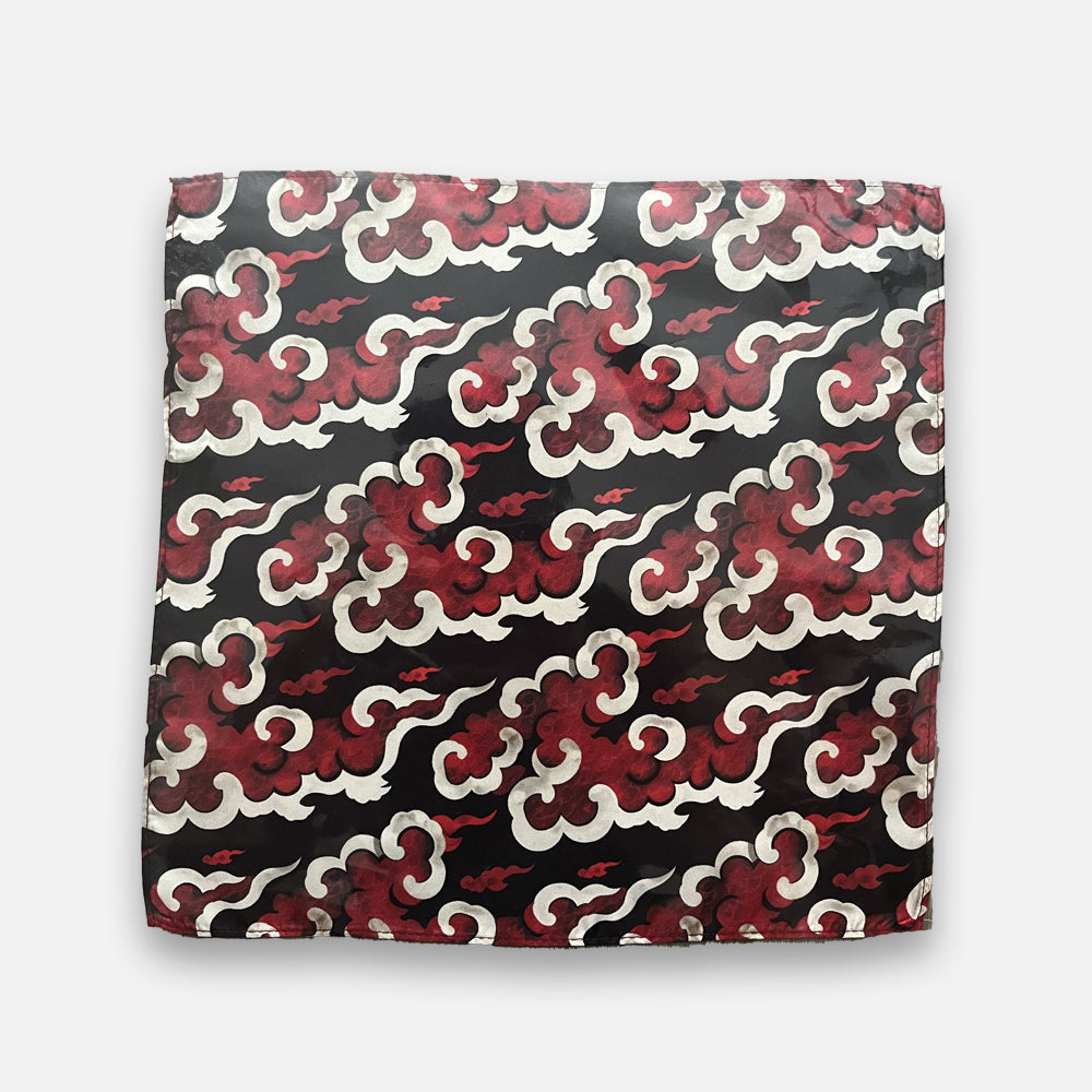 Akatsuki Inspired Silk Tie & Pocket Square Set