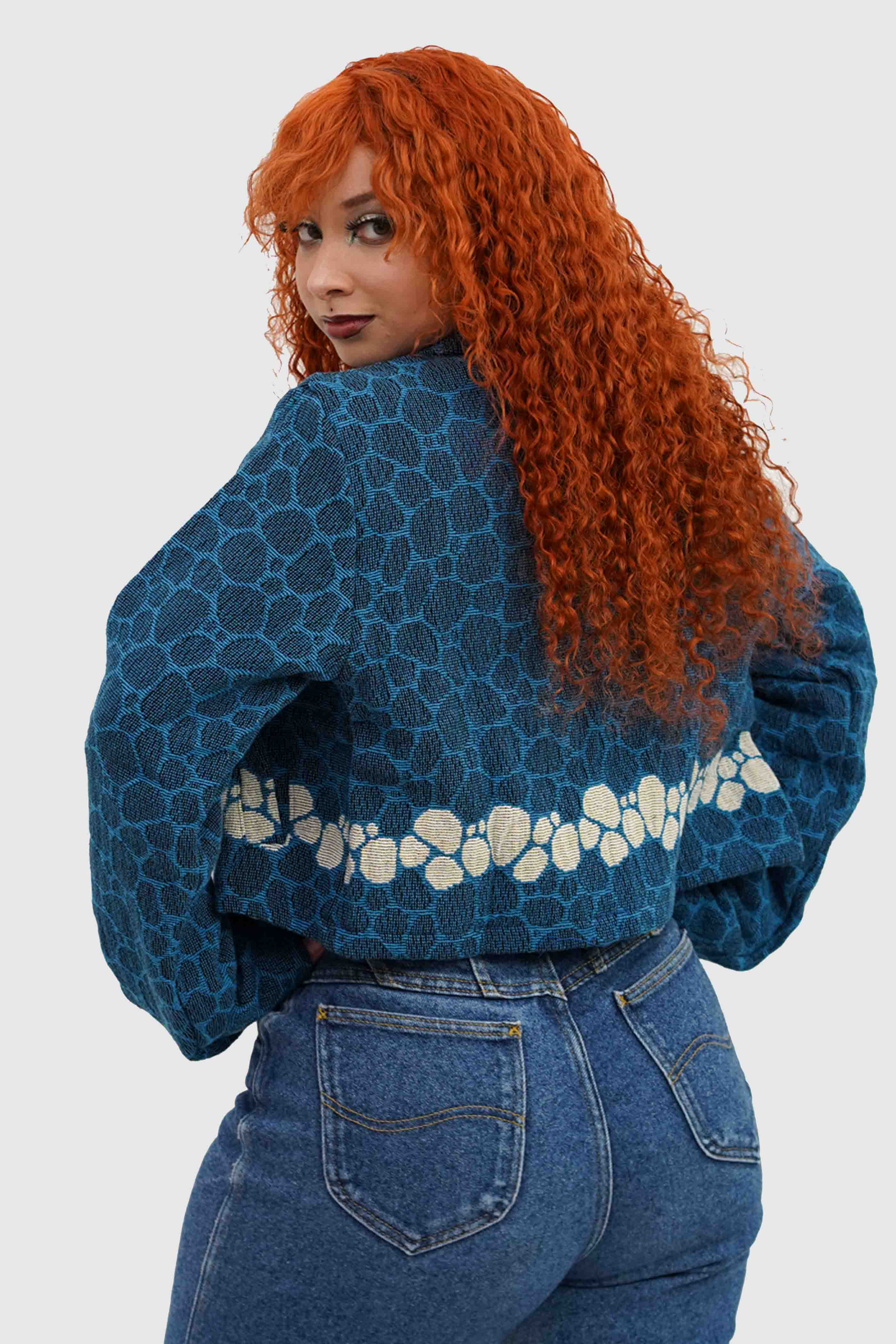 Mana Tapestry Crop Jacket